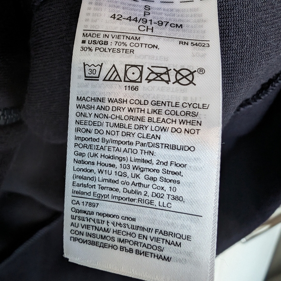 Banana Republic Men's Navy Velour Track Jacket - Size Small - Picture 6 of 10